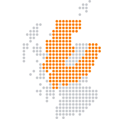 The Highlands region map