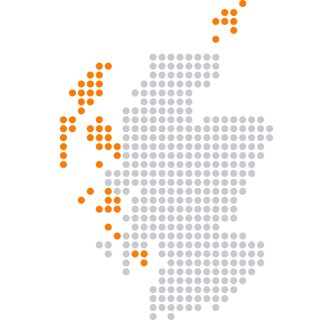 Islands region map