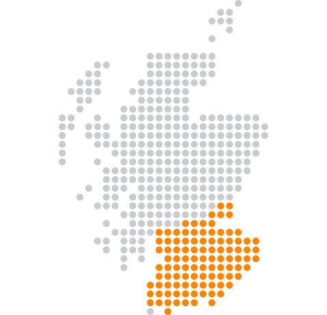 Lowlands region map